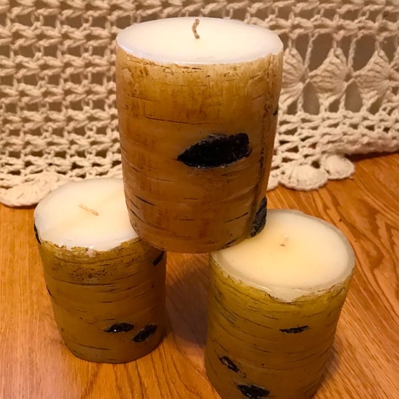Kohl's Accents Unique Set Of Pillar Candles From Kohls Look Like